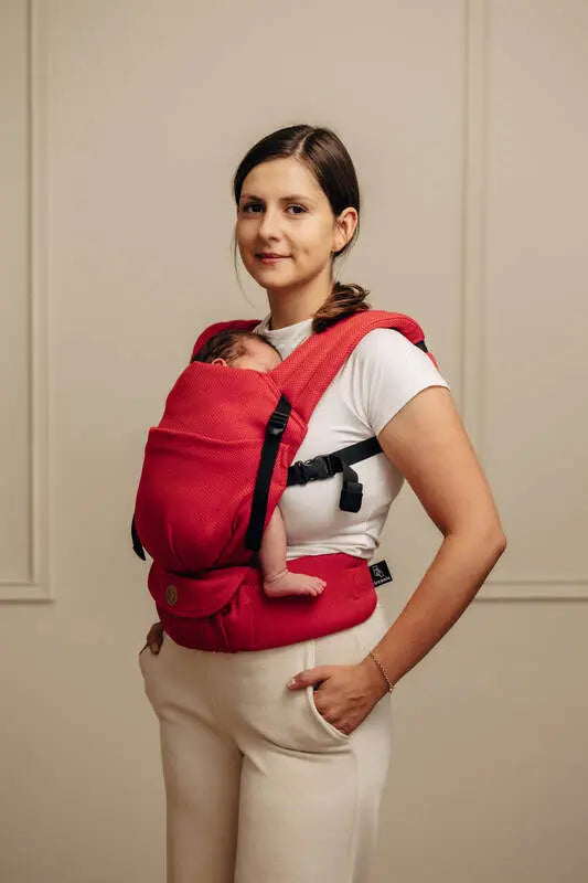 My First Baby Carrier - LennyLight, herringbone weave 100% cotton - LITTLE HERRINGBONE SEDONA - Woven Baby Size - Standard   lenny_light    #