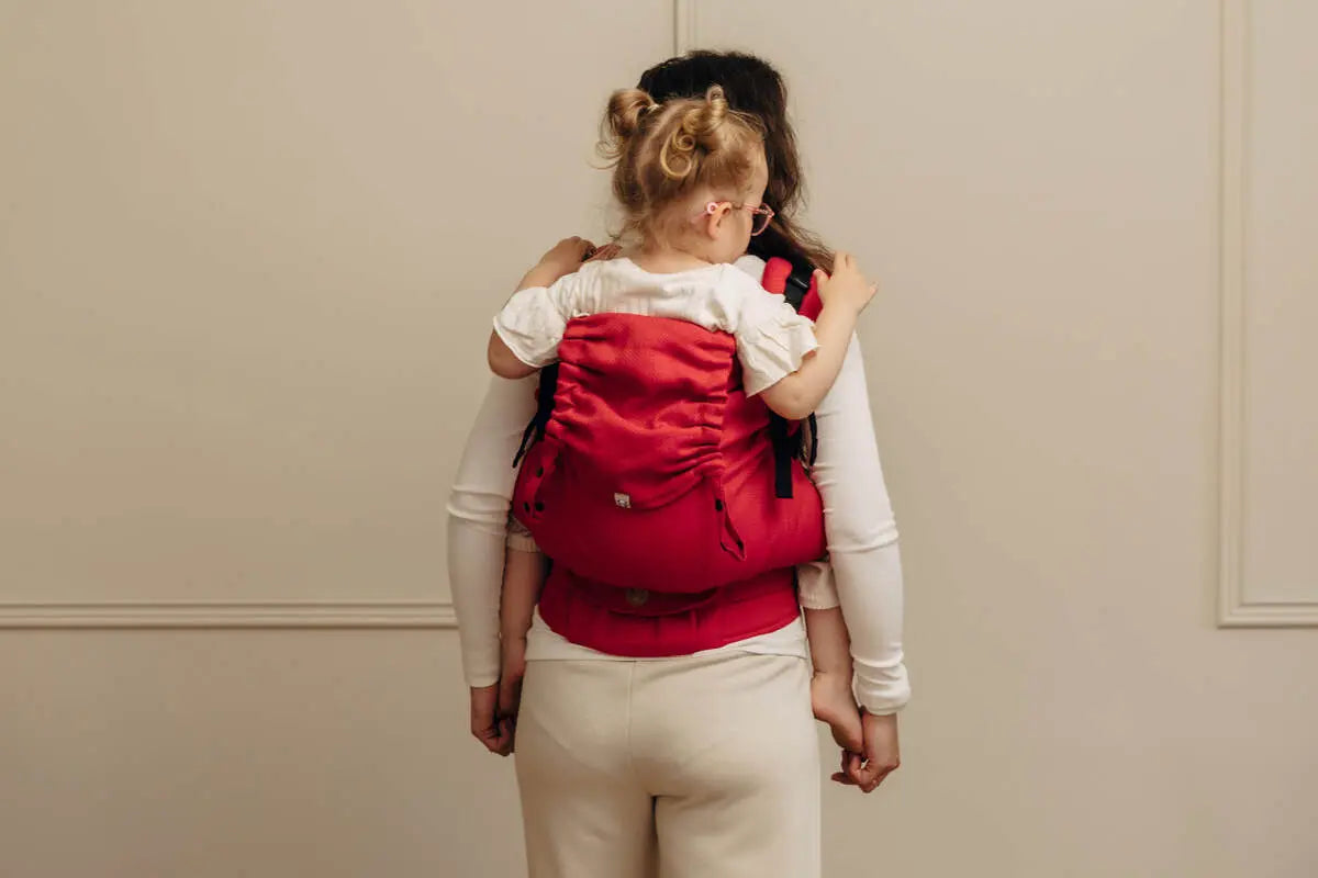 LennyPreschool Carrier, herringbone weave 100% cotton - LITTLE HERRINGBONE SEDONA - Woven Baby Size - Preschool   lenny_preschool    #
