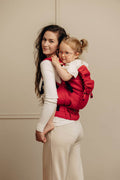 LennyPreschool Carrier, herringbone weave 100% cotton - LITTLE HERRINGBONE SEDONA