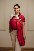 Ring Sling, Herringbone Weave (100% cotton) - with gathered shoulder - LITTLE HERRINGBONE SEDONA - standard 1.8m - Woven Baby    ring_slings    #