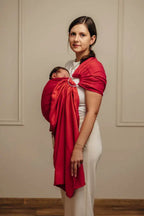 Ring Sling, Herringbone Weave (100% cotton) - with gathered shoulder - LITTLE HERRINGBONE SEDONA - standard 1.8m - Woven Baby    ring_slings    #