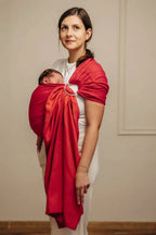 Ring Sling, Herringbone Weave (100% cotton) - with gathered shoulder - LITTLE HERRINGBONE SEDONA - standard 1.8m - Woven Baby    ring_slings    #