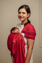 Ring Sling, Herringbone Weave (100% cotton) - with gathered shoulder - LITTLE HERRINGBONE SEDONA - standard 1.8m - Woven Baby    ring_slings    #