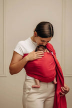 Ring Sling, Herringbone Weave (100% cotton) - with gathered shoulder - LITTLE HERRINGBONE SEDONA - standard 1.8m - Woven Baby    ring_slings    #