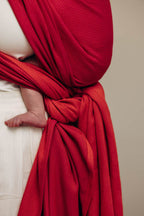Baby Sling, Herringbone Weave (100% cotton) - LITTLE HERRINGBONE SEDONA (grade B) - Woven Baby Size - L   long_woven_wraps    #