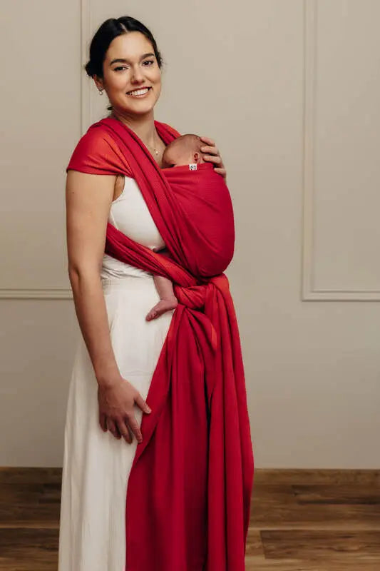 Baby Sling, Herringbone Weave (100% cotton) - LITTLE HERRINGBONE SEDONA - Woven Baby Size - L-Size - M-Size - S-Size - XL-Size - XS   long_woven_wraps    #