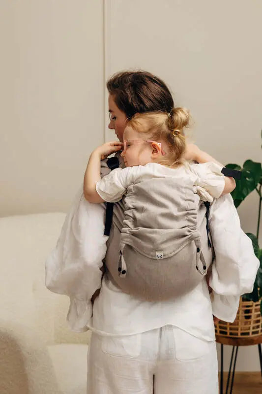 Lenny Buckle Onbuhimo PRO baby carrier, broken-twill weave (100% cotton) - PEANUT BUTTER - Woven Baby Baby   buckle_onbu_pro_carriers    #