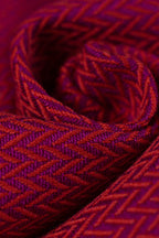Baby Sling, Herringbone Weave (100% cotton) - LITTLE HERRINGBONE SEDONA (grade B) - Woven Baby Size - L   long_woven_wraps    #