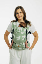 LennyLight Carrier, jacquard weave (80% cotton, 20% lyocell) - BIRDY - FLY HIGH - Woven Baby Standard   lenny_light    #