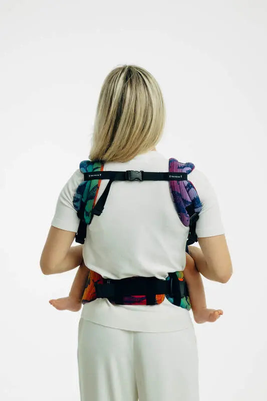 LennyUpGrade PRO Carrier, jacquard weave 100% cotton - JURASSIC - NEW ERA - Woven Baby Standard   lenny_upgrade_pro    #