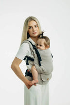 LennyUpGrade PRO Carrier, broken-twill weave 100% cotton - PEANUT BUTTER - Woven Baby Standard   lenny_upgrade_pro    #