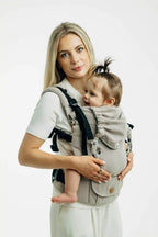 LennyUpGrade PRO Carrier, broken-twill weave 100% cotton - PEANUT BUTTER - Woven Baby Standard   lenny_upgrade_pro    #