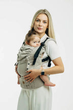 LennyUpGrade PRO Carrier, broken-twill weave 100% cotton - PEANUT BUTTER - Woven Baby Standard   lenny_upgrade_pro    #