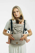 LennyUpGrade PRO Carrier, broken-twill weave 100% cotton - PEANUT BUTTER - Woven Baby Standard   lenny_upgrade_pro    #