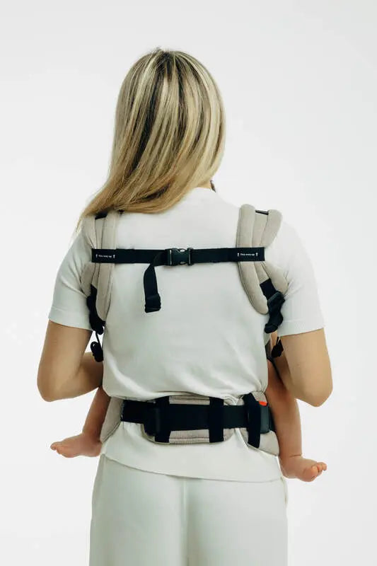 LennyUpGrade PRO Carrier, broken-twill weave 100% cotton - PEANUT BUTTER - Woven Baby Standard   lenny_upgrade_pro    #