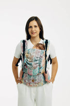 LennyUpGrade PRO Carrier, jacquard weave 100% cotton - TANGLED - PLAIT - Woven Baby Size - Standard   lenny_upgrade_pro    #