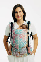 LennyUpGrade PRO Carrier, jacquard weave 100% cotton - TANGLED - PLAIT - Woven Baby Size - Standard   lenny_upgrade_pro    #