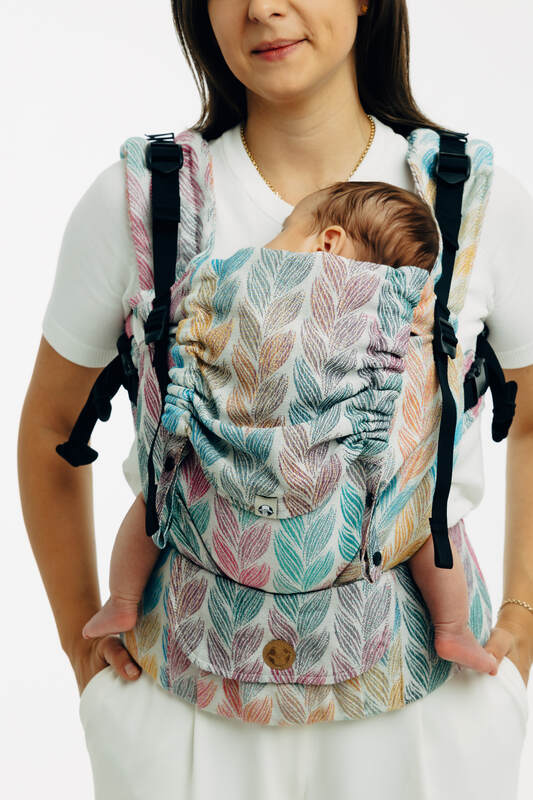 LennyUpGrade PRO Carrier, jacquard weave 100% cotton - TANGLED - PLAIT - Woven Baby Size - Standard   lenny_upgrade_pro    #