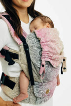 LennyUpGrade PRO Carrier, jacquard weave 100% cotton - WILD WINE - VINEYARD - Woven Baby Standard   lenny_upgrade_pro    #