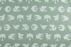 Baby Wrap, Jacquard Weave (80% cotton, 20% lyocell) - BIRDY - FLY HIGH (grade B) - Woven Baby M - 6   long_woven_wraps    #