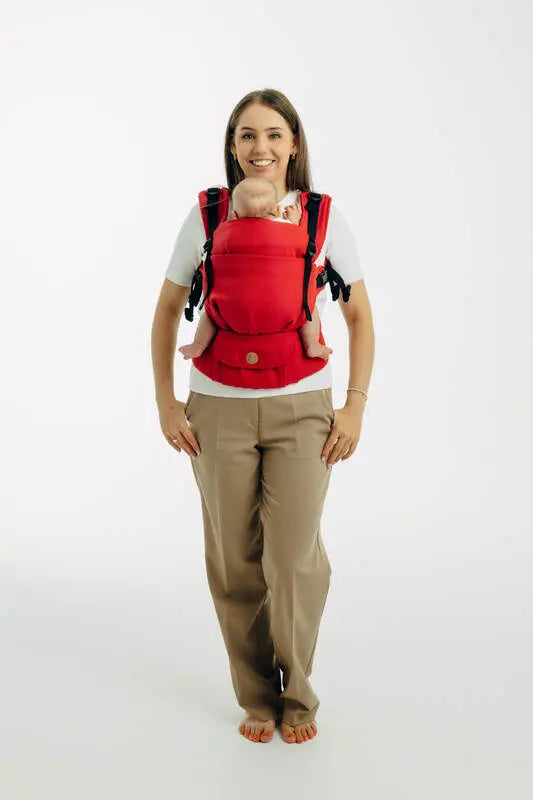 My First Baby Carrier - LennyUpGrade Carrier PRO, herringbone weave 100% cotton - LITTLE HERRINGBONE SEDONA - Woven Baby Size - Standard   lenny_upgrade_pro    #