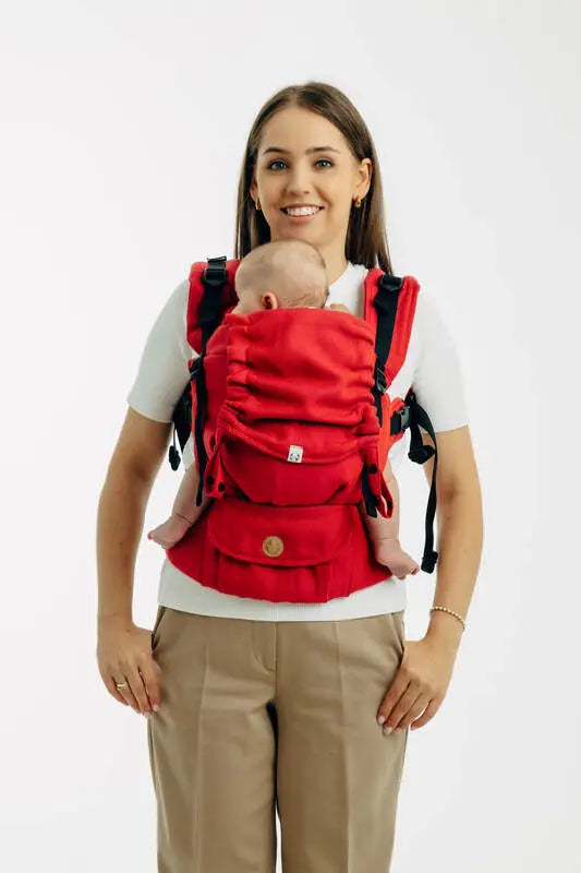 My First Baby Carrier - LennyUpGrade Carrier PRO, herringbone weave 100% cotton - LITTLE HERRINGBONE SEDONA - Woven Baby Standard   lenny_upgrade_pro    #