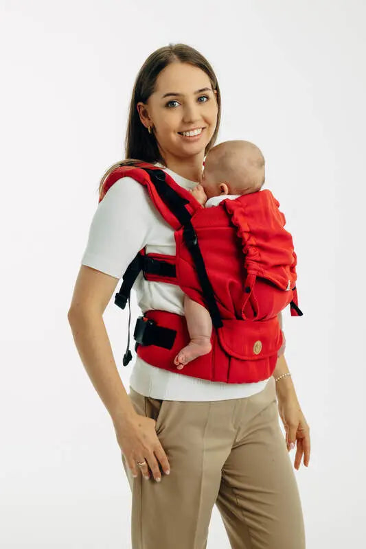 My First Baby Carrier - LennyUpGrade Carrier PRO, herringbone weave 100% cotton - LITTLE HERRINGBONE SEDONA - Woven Baby Standard   lenny_upgrade_pro    #
