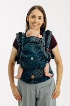 LennyUpGrade PRO Carrier, jacquard weave, (54% cotton, 46% TENCEL™ Lyocell) - RAINFOREST - NOCTURNAL - Woven Baby Standard   lenny_upgrade_pro    #
