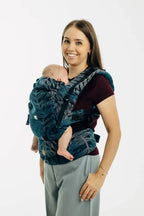 LennyUpGrade PRO Carrier, jacquard weave, (54% cotton, 46% TENCEL™ Lyocell) - RAINFOREST - NOCTURNAL - Woven Baby Standard   lenny_upgrade_pro    #