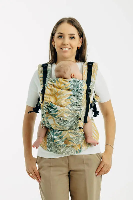 LennyUpGrade PRO Carrier, jacquard weave 100% cotton - RAINFOREST - SELVA - Woven Baby Standard   lenny_upgrade_pro    #