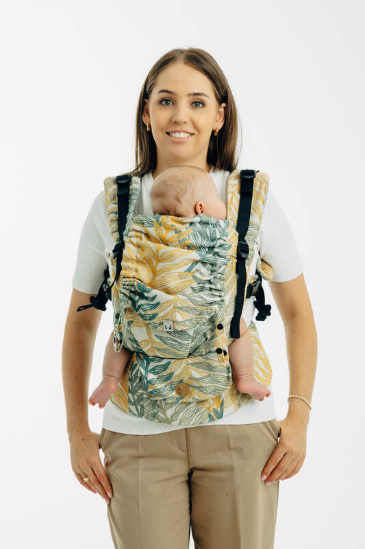 LennyUpGrade PRO Carrier, jacquard weave 100% cotton - RAINFOREST - SELVA - Woven Baby Size - Standard   lenny_upgrade_pro    #
