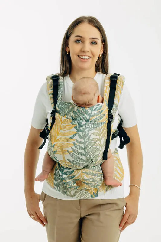 LennyUpGrade PRO Carrier, jacquard weave 100% cotton - RAINFOREST - SELVA - Woven Baby Standard   lenny_upgrade_pro    #