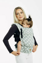 LennyLight Carrier, jacquard weave 100% cotton - POLKA DOTS - PLOP - Woven Baby Standard   lenny_light    #