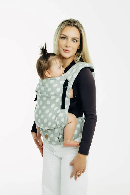 LennyLight Carrier, jacquard weave 100% cotton - POLKA DOTS - PLOP - Woven Baby Standard   lenny_light    #