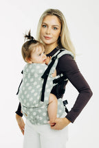 LennyUpGrade PRO Carrier, jacquard weave 100% cotton - POLKA DOTS - PLOP - Woven Baby Standard   lenny_upgrade_pro    #