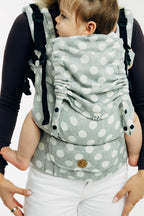 LennyUpGrade PRO Carrier, jacquard weave 100% cotton - POLKA DOTS - PLOP - Woven Baby Standard   lenny_upgrade_pro    #