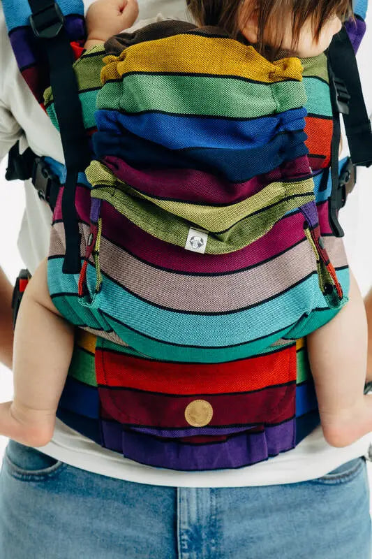 LennyUpGrade PRO Carrier, broken-twill weave 100% cotton - CAROUSEL OF COLORS - Woven Baby Standard   lenny_upgrade_pro    #