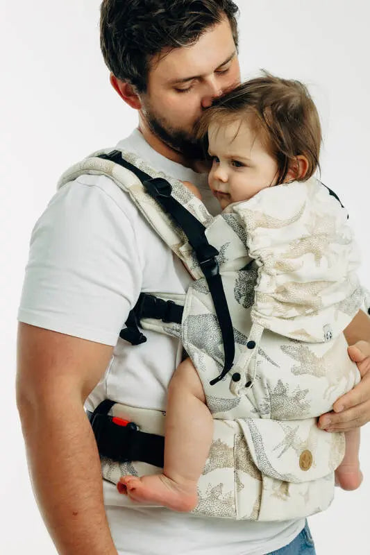 LennyUpGrade PRO Carrier, jacquard weave 100% cotton - JURASSIC - ICE DESERT - Woven Baby Size - Standard   lenny_upgrade_pro    #