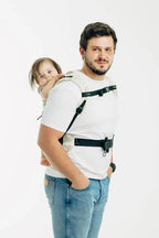 LennyUpGrade PRO Carrier, jacquard weave 100% cotton - JURASSIC - ICE DESERT - Woven Baby Standard   lenny_upgrade_pro    #