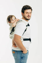 LennyUpGrade PRO Carrier, jacquard weave 100% cotton - JURASSIC - ICE DESERT - Woven Baby Standard   lenny_upgrade_pro    #