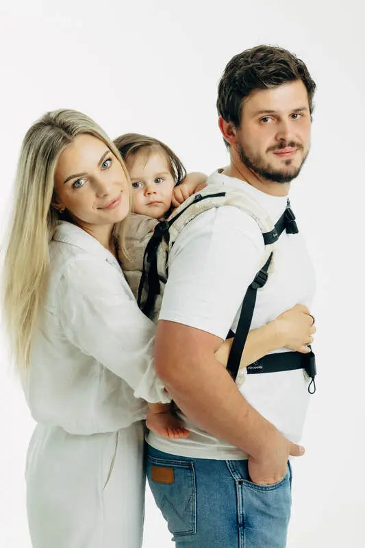 LennyUpGrade PRO Carrier, jacquard weave 100% cotton - JURASSIC - ICE DESERT - Woven Baby Standard   lenny_upgrade_pro    #