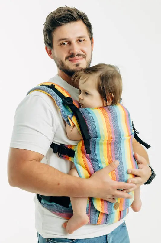 LennyUpGrade PRO Carrier, broken-twill weave 100% cotton - LUNA - Woven Baby Size - Standard   lenny_upgrade_pro    #