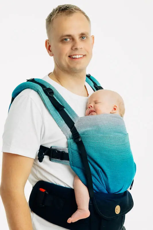 LennyUpGrade PRO Carrier, broken-twill weave 100% cotton - AIRGLOW - Woven Baby Size - Standard   lenny_upgrade_pro    #