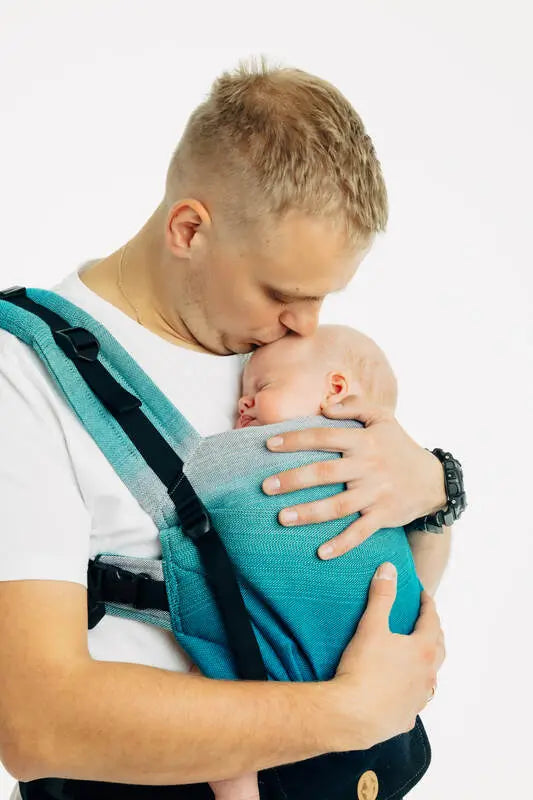 LennyUpGrade PRO Carrier, broken-twill weave 100% cotton - AIRGLOW - Woven Baby Size - Standard   lenny_upgrade_pro    #