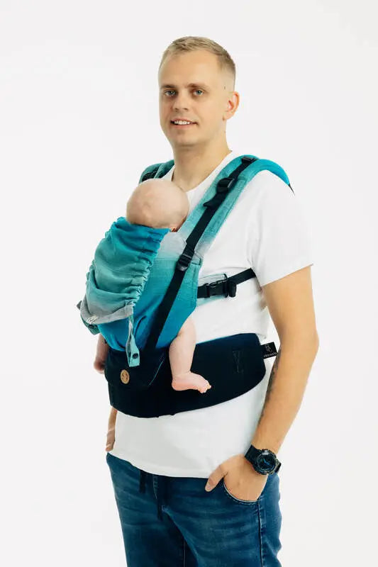 LennyUpGrade PRO Carrier, broken-twill weave 100% cotton - AIRGLOW - Woven Baby Standard   lenny_upgrade_pro    #