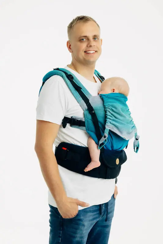 LennyUpGrade PRO Carrier, broken-twill weave 100% cotton - AIRGLOW - Woven Baby Standard   lenny_upgrade_pro    #