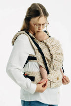 LennyUpGrade PRO Carrier, jacquard weave, 50% cotton, 50% bamboo viscose - INFINITY - GOLDEN HOUR - Woven Baby Standard   lenny_upgrade_pro    #