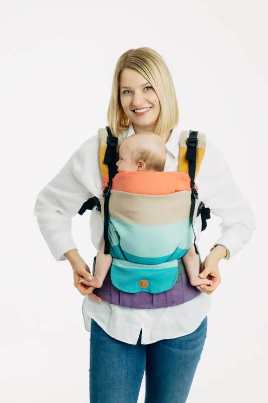 LennyUpGrade PRO Carrier, broken-twill weave 100% cotton - PASTELS - Woven Baby Size - Standard   lenny_upgrade_pro    #