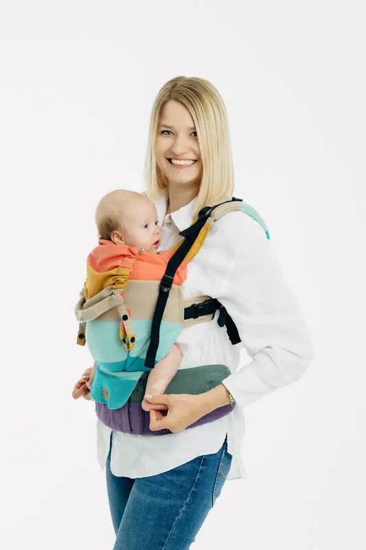 LennyUpGrade PRO Carrier, broken-twill weave 100% cotton - PASTELS - Woven Baby Size - Standard   lenny_upgrade_pro    #