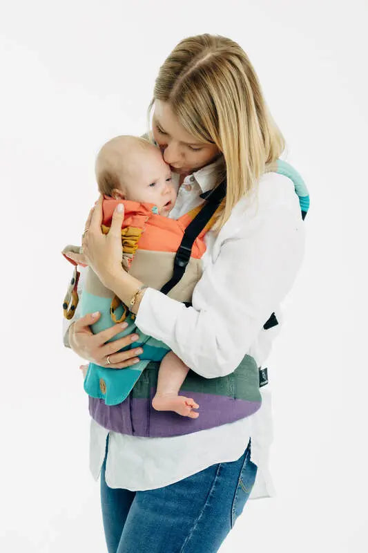 LennyUpGrade PRO Carrier, broken-twill weave 100% cotton - PASTELS - Woven Baby Size - Standard   lenny_upgrade_pro    #